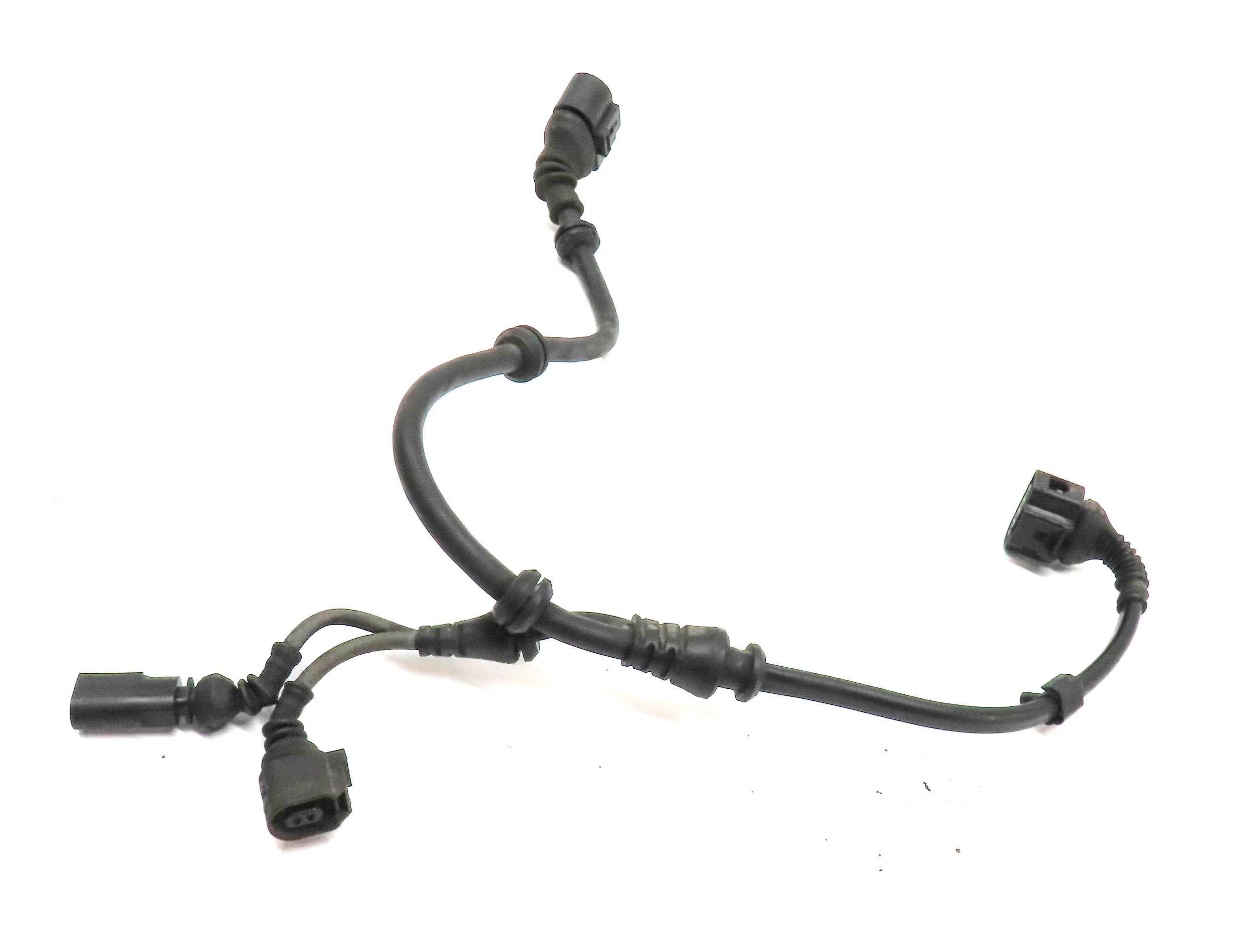 2012 PORSCHE CAYENNE (958) REAR LEFT DRIVER WHEEL SPEED SENSOR WIRE HARNESS — exact item pictured